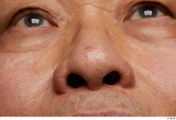 Nose Skin Man Asian Slim Wrinkles Studio photo references